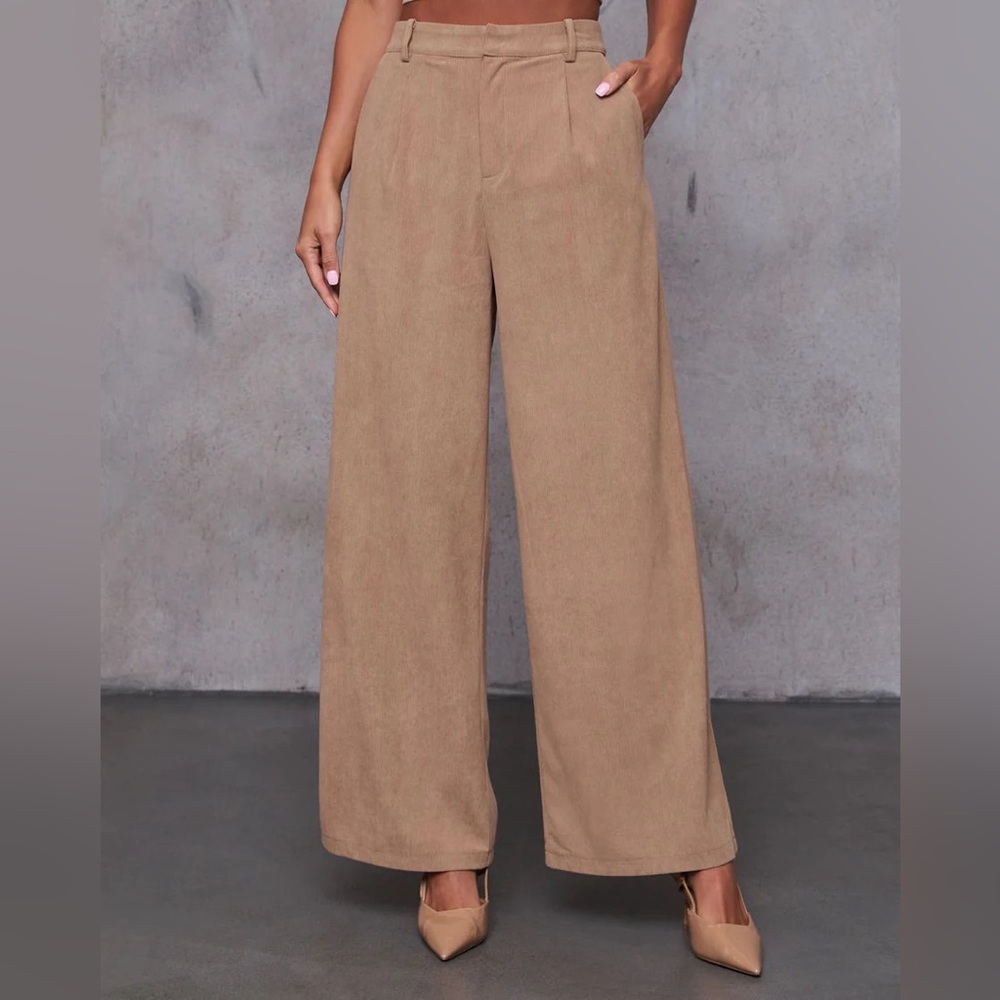 NWT VICI Kayda Wide Leg Corduroy Trouser XS
